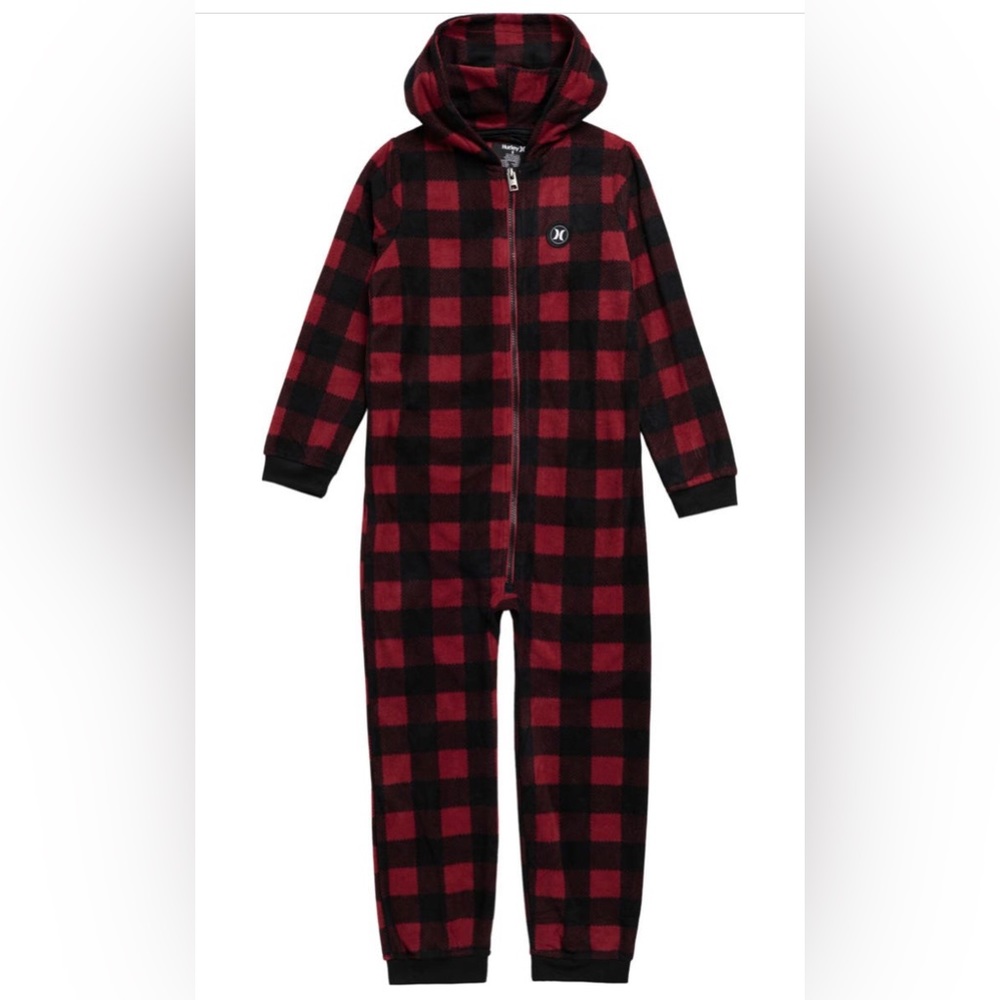 Hurley Hooded pajamas ❤️🖤